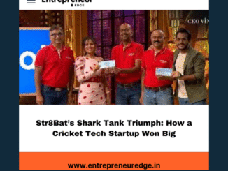 Str8Bat’s Shark Tank Triumph: How a Cricket Tech Startup Won Big