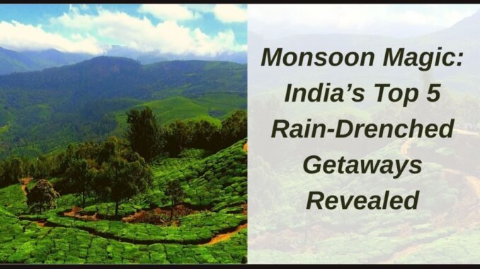 Monsoon Magic: India’s Top 5 Rain‑Drenched Getaways Revealed